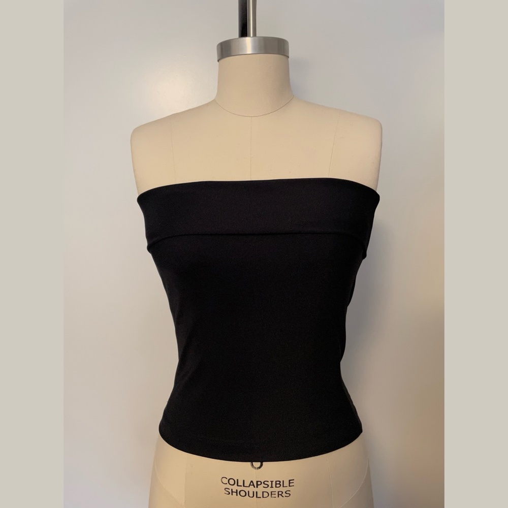 Cuffed Tube Top (EUC) – Black Size M